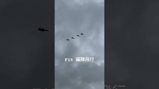 【編隊飛行】日米合同訓練中の自衛隊F15戦闘機　#自衛隊 #アメリカ軍 #戦闘機 #宮崎