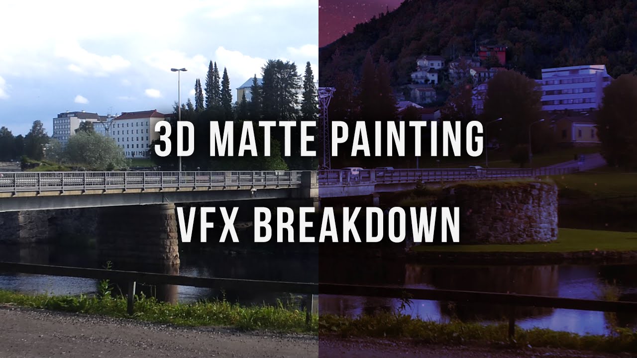 3D Matte Painting & VFX Breakdown - Adobe After Effects - YouTube