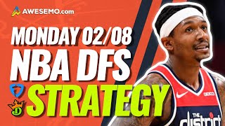 NBA DFS PICKS: DRAFTKINGS & FANDUEL DAILY FANTASY BASKETBALL STRATEGY | MONDAY 2/8/21