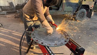 Plasma cutter circle jig build