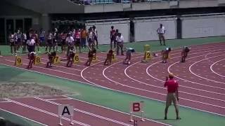 2016静岡県中学選抜男子100ｍ3組