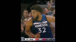 KARL ANTHONY TOWNS WITH AUTHORITY!💪|MINNESOTA VS ROCKETS
