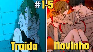 (1-5)ELA FOI TRAÍDA E DEIXADA COM UMA DÍVIDA POR SEU MARIDO, MAS O NOVINHO QUER ELA | Manhwa Recap