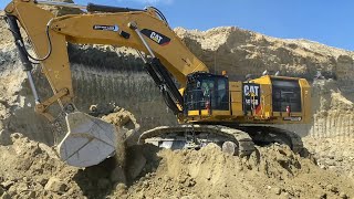 Caterpillar 6015B Loading Trucks With 2 Passes - Sotiriadis Mining Works