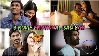 3 Movie Sad Emotional Bgmmoonu Movie Bgmsad Emotional Songsdhanush Songs Bgmsadmahibeats6080 👍