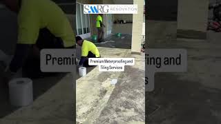 🌟 Premium Waterproofing and Tiling Services 🌟 #tilingservices  #renovation