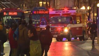 1 killed, 7 hurt in downtown Seattle shooting during busy Wednesday evening commute