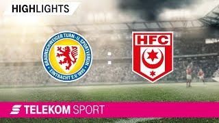 Eintracht Braunschweig - Hallescher FC | Spieltag 18, 18/19 | Telekom Sport