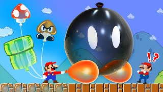 Super Mario Bros  But What If Everything Mario Touches Turns into Balloon