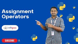 Assignment Operators in Python | Python Tutorials - 2022 | Codegnan