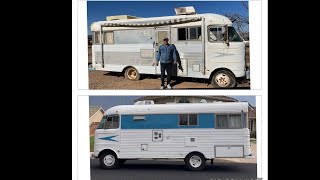 1969 chinook mobilodge, 2 year transformation.vintage RV. Motolodge Motorhome