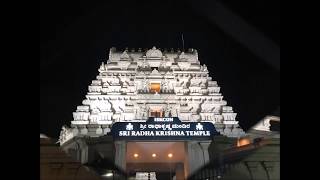 ISKCON Hare Rama Hare Krishna Temple at Bangalore, Karnataka, India.