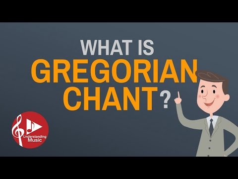What historical period is Gregorian chant?