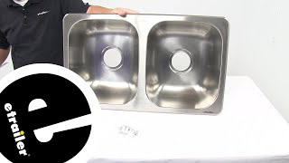 etrailer | LaSalle Bristol Double Bowl RV Kitchen Sink Spec Review