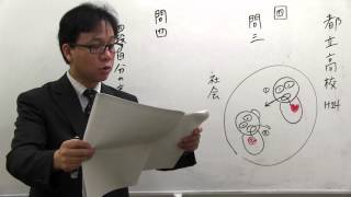 都立高校入試　過去問　平成２４年　国語　大問４　　問３　問４