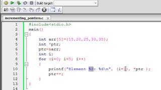 C Programming Tutorial - 58: Pointer to an Array