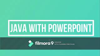 JAVA WITH POWERPOINT | #1