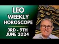 Leo Horoscope  - Weekly Astrology  - 3rd to 9th June 2024