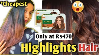 streax ultralights highlighting kit Soft Blonde|only at Rs-170|Highlights Hair at home ||in 2022