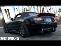 How to: NC MX-5 Carbon Miata Duck Bill Spoiler INSTALL with hidden hardware