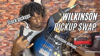 How Much Does a Pickup Swap REALLY Change Your Tone (Wilkinson pickup with sound demo)