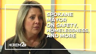 Spokane Mayor discusses policing, public safety, homelessness, and the North-South Freeway