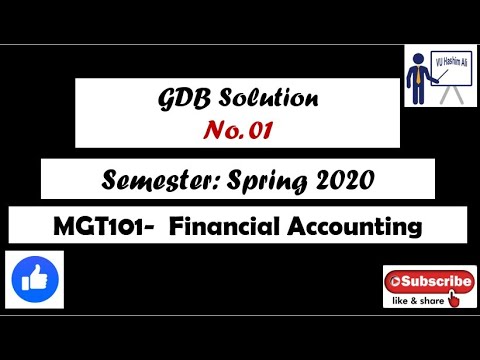 MGT101 GDB 1 Solution Spring 2020 | Vu Hashim Ali - YouTube