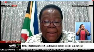 Minister Pandor briefs media ahead of DIRCO's budget vote speech