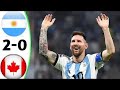 Argentina vs Canada 2-0 - All Goals & ExtendedHighlights | Copa America 2024 …….