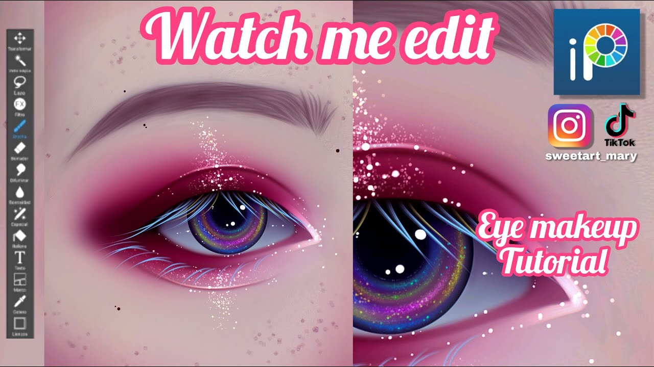 Ibispaint X Tutorial рџ Eye Makeup Tutorial Ibispaintx Youtube