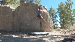 Hartley Springs Bouldering - Black Sabbath, V5