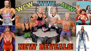 🤯Custom WWE Hasbro Wrestling Retro Figures AEWs Kenny Omega WCWs Kevin Sullivan Nacho Libre & Boogs!