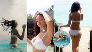 Actress Shanvi Srivastava Enjoying in Maldives | Shanvi Latest Video | FilmJalsa