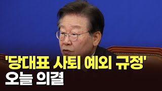 野, '이재명 연임용' 논란 당헌 개정 강행? [이슈분석]