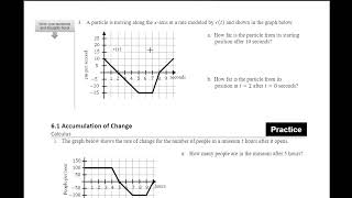 AP Calculus 6.1: Exploring Accumulation of Change