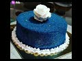 #Blueberry cheese cake#blue velvet😍