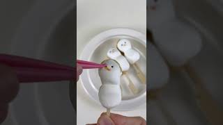 세상에서 가장 작은 눈사람 스모어 World's Smallest Snowman S'mores