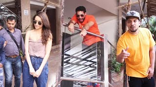 Shraddha Kapoor, Siddhant Chaturvedi And Naezy Spotted At Andheri