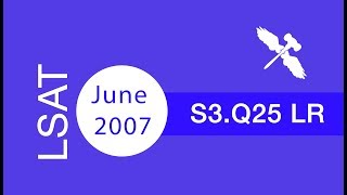 LSAT PrepTest June 2007 Section 3 Question 25 Some anthropologists - 7Sage