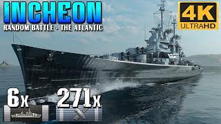 Cruiser Incheon - 95% gameplay with Des Moines AP