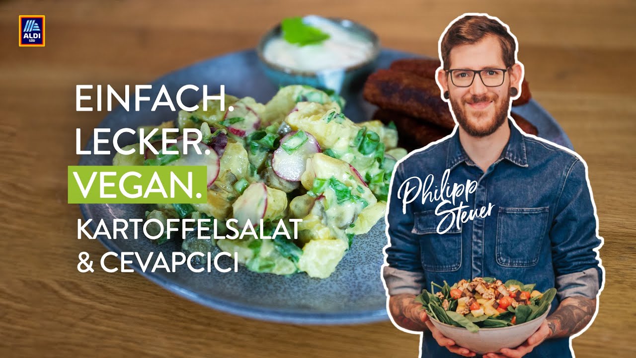 🌱 Philipp Steuer - Vegane Cevapcici Mit Kartoffelsalat🌱 - YouTube