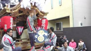 2017 撮って出し 平野郷杭全神社注連縄奉納脊戸口町地車曳行25