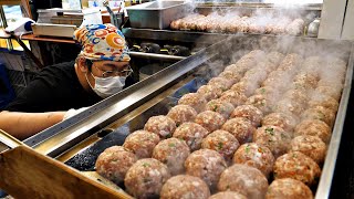 하루 3000개 완판!시장을 제패한 역대급 떡갈비? 매일 줄서서 먹는 떡갈비집 / Amazing popular hamburger steak / korean street food