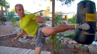 Kung Fu Spinning SIDE KICK - My Favorite Kick