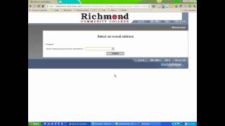 Resetting you password in WebAdvisor