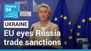 EU eyes Russia trade sanctions over 'sham' Ukraine votes • FRANCE 24 English