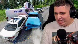 MENEKÜLÉS A RENDŐRÖK ELŐL!!!!💥BeamNG Barmai #135