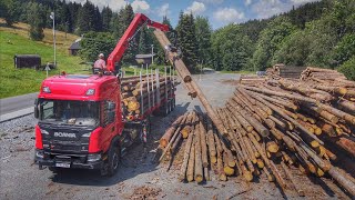 Scania G500 XT 6x4*4 | Loading Long Timber