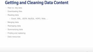 Data Scientist's Toolbox: Getting Data