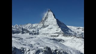 Skiing Zermatt, Matterhorn in Switzerland